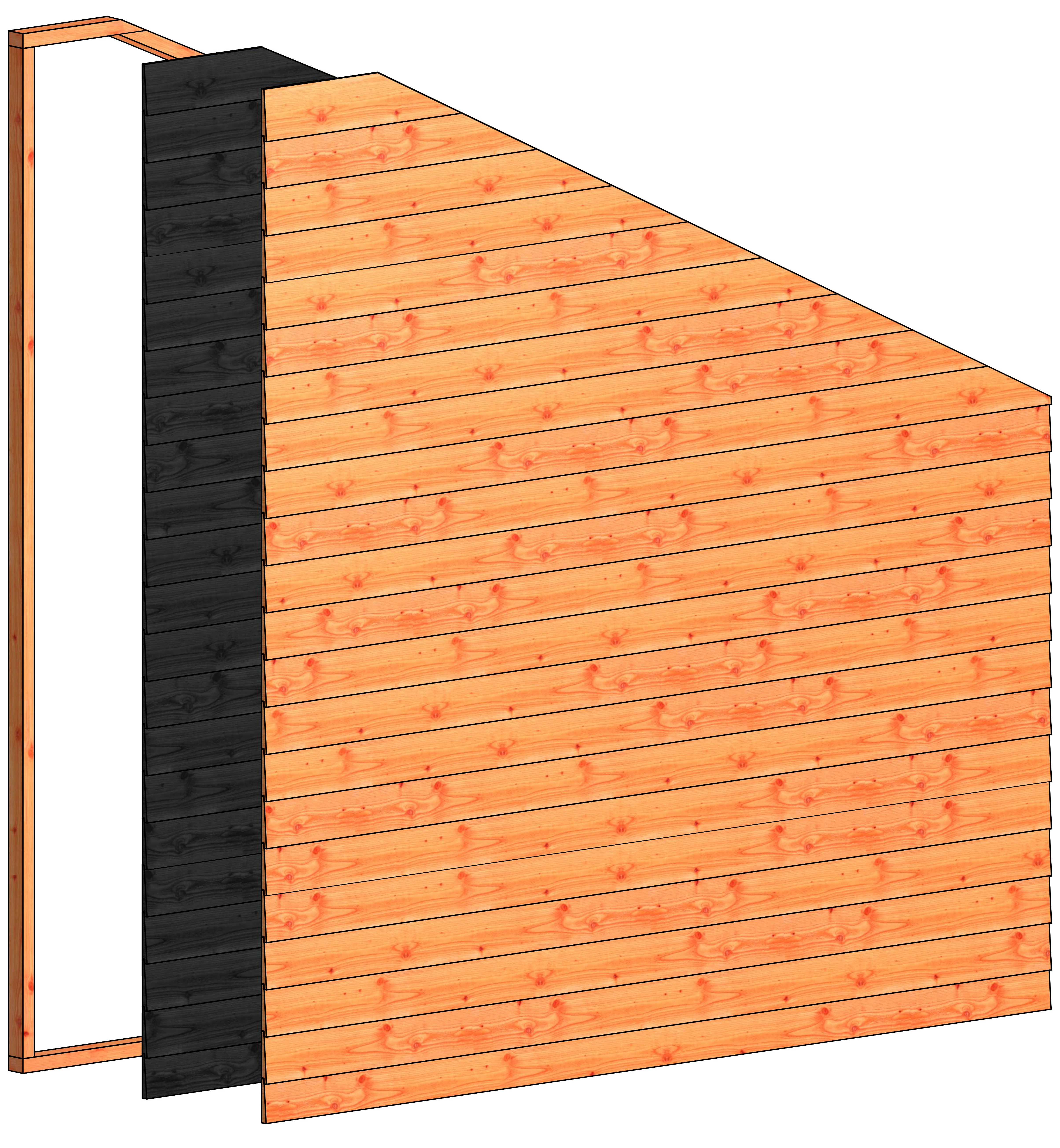 Trendhout Regelpakket P Wandmodule Potdekselplanken - Afbeelding 1